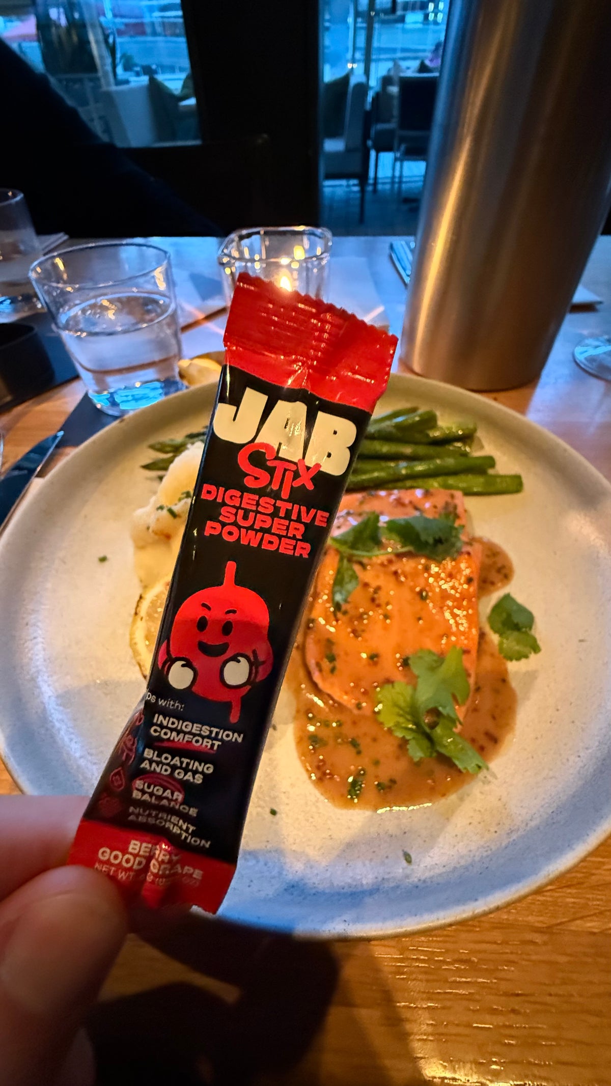 Salmon dinner