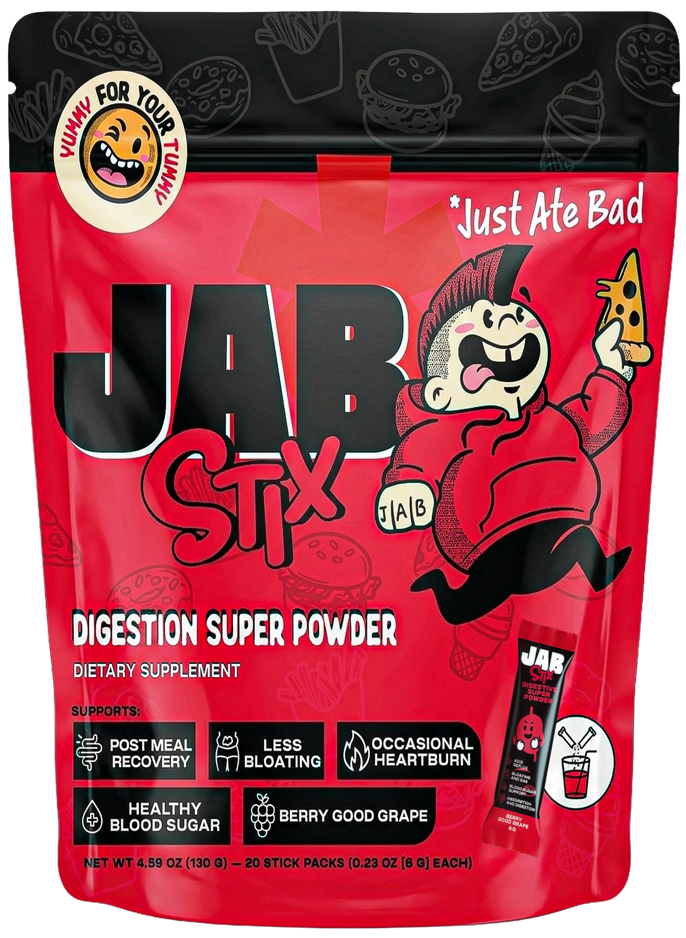 JAB Stix pouch, 20 stick packs